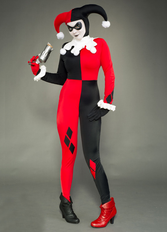 Harley Quinn Cosplay Costume Halloween Zentai 15112077